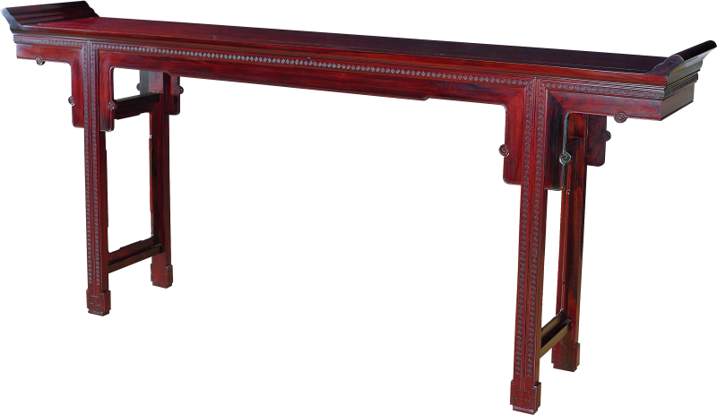 回紋通牙翹頭案