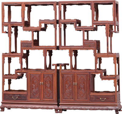 博古紋博古架