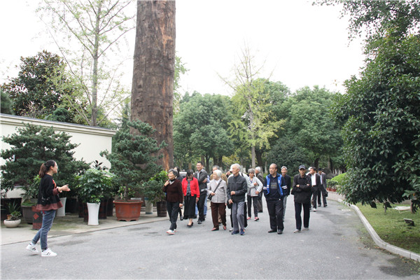 聚焦匯才 | 桐鄉(xiāng)市府辦退休老同志蒞臨匯才紅木參觀指導(dǎo)